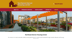 Desktop Screenshot of nedenverhousing.org