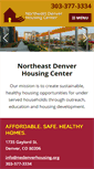 Mobile Screenshot of nedenverhousing.org